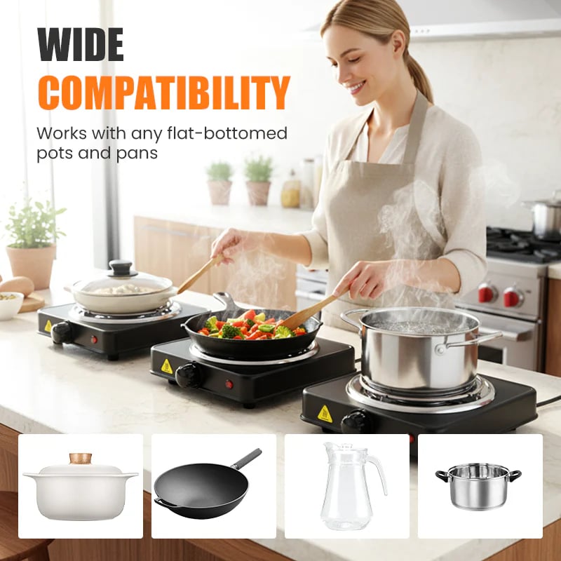 Cuisinière électrique multifonctionnelle pour usage domestique