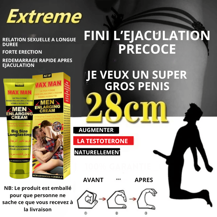 MAXMAN ENLARGING ESSENTIAL ™ ENFIN AU BENIN
