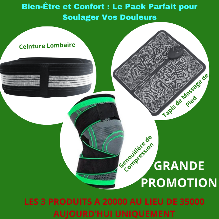 Bien-Être et Confort : Le Pack Parfait pour Soulager Vos Douleurs