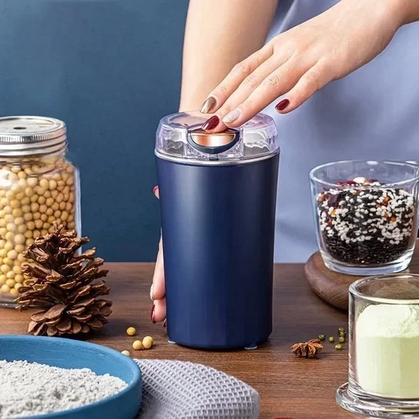 Mini Moulin à Grains Electrique Ultra Puissant 200W(Café, Epices, Riz..)