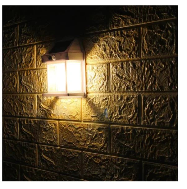 2 Ampoule murale solaire + torche imperméable