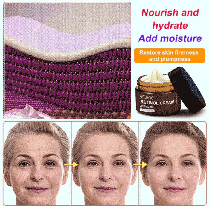 CRÈME RAFFERMISSANTE POUR LA PEAU ANTI-ÂGE RÉTINOL ANTI-RIDES