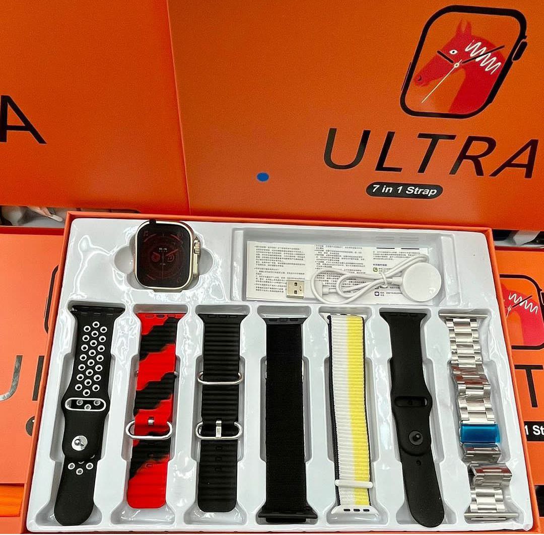 Montre intelligente à bracelet Ultra 7 en 1