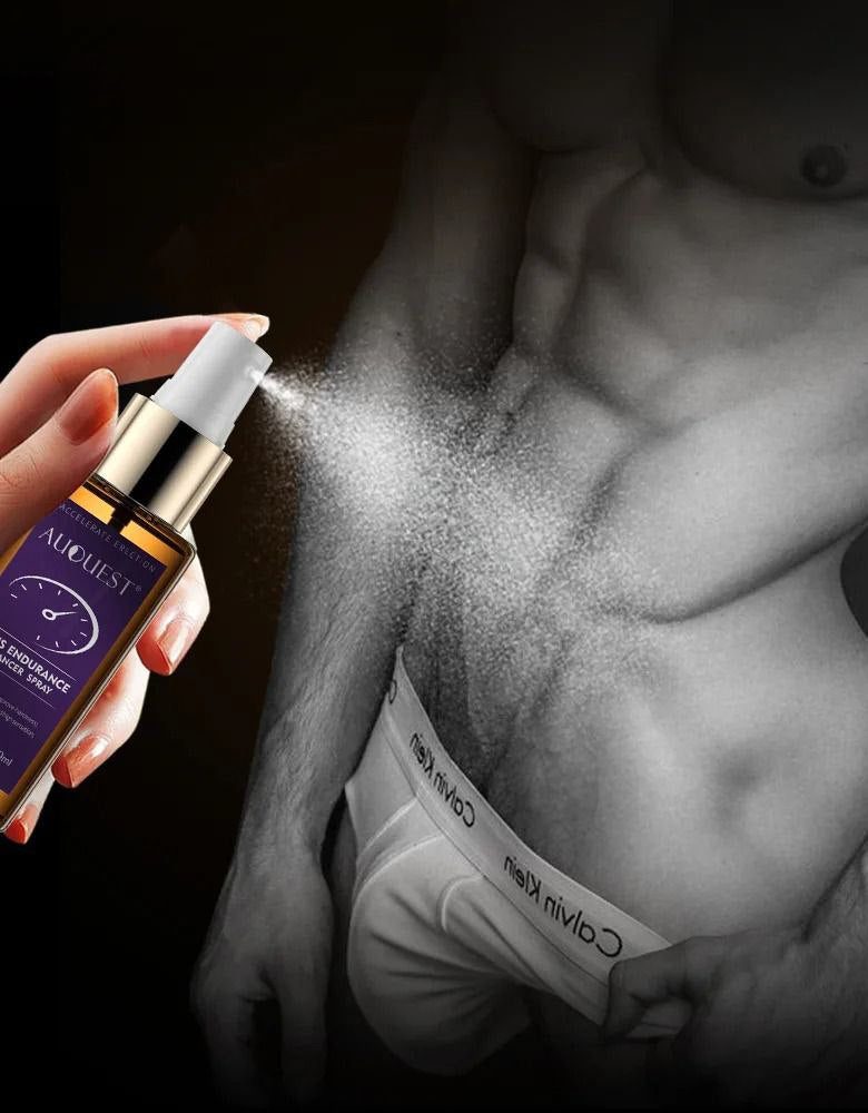 Spray Endurance AUQUEST : Prolongez Vos Moments Intimes Jusqu'à 60 Minutes