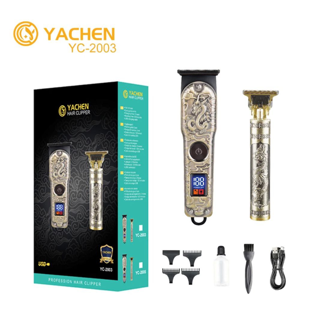 Tondeuse à cheveux pour hommes avec écran LED - Kit de coupe complète BJ