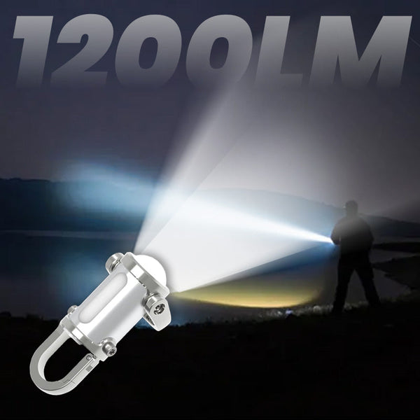 Lampe de poche porte-clés portable rechargeable et lumineuse