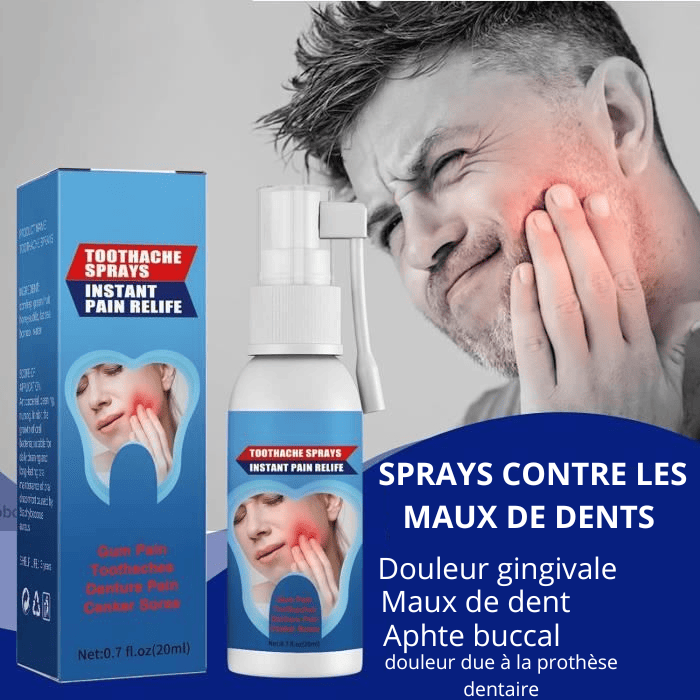 TOOTHACHE SPRAY Elimine les douleurs dentaires ( Satisfait ou remboursé)