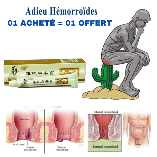 Hémorroïdes Crème Naturelle pour le Soulagement｜ 01 UN ACHETER UN OFFERT