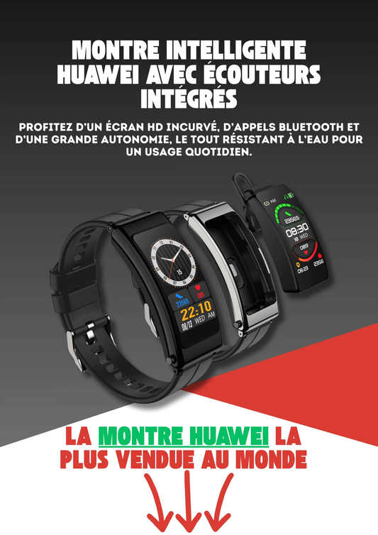 Montre Connectée Avec Écouteur Bluetooth - WatchNext™ (Compatible IPhone & Android)