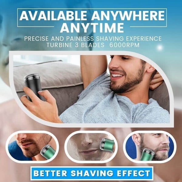 Rasoir électrique lavable de poche 🎁Promo Fêtes des pères