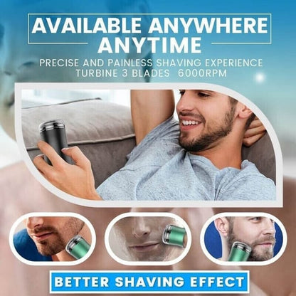 Rasoir électrique lavable de poche 🎁Promo Fêtes des pères