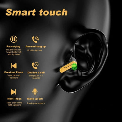 Écouteurs stéréo sans fil ultra-faible latence HI-FI avec suppression du bruit
