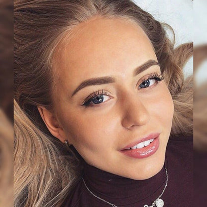 Tampon à sourcils + 5 pochoirs &  brosses à sourcils (Garantie 30 Jours )