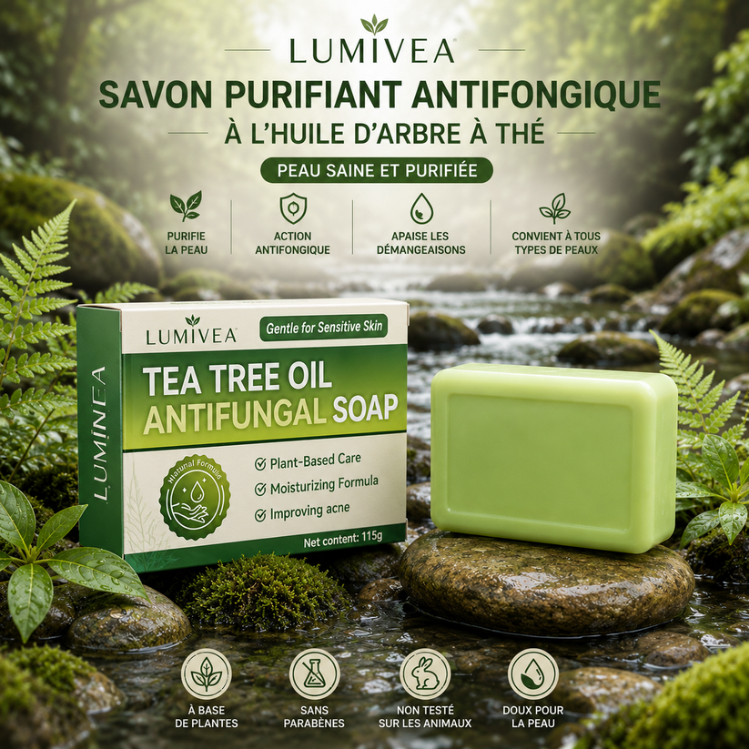 Savon Purifiant Antifongique (Homme & Femme ) : 1 achetés = 1 offert