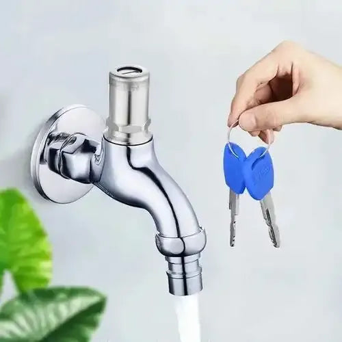 Robinet Anti-Vol avec Clé d'Italie – Contrôle et Sécurité à Portée de Main BF ( couleur or disponible)
