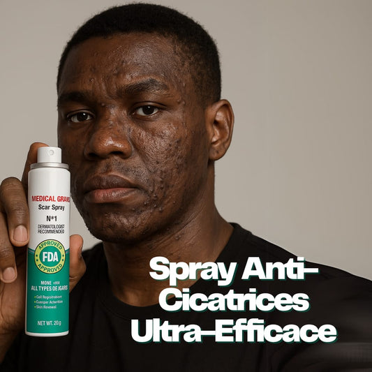 Spray Anti-Cicatrices Ultra-Efficace – Élimine Cicatrices, Vergetures & Marques en Quelques Jours !