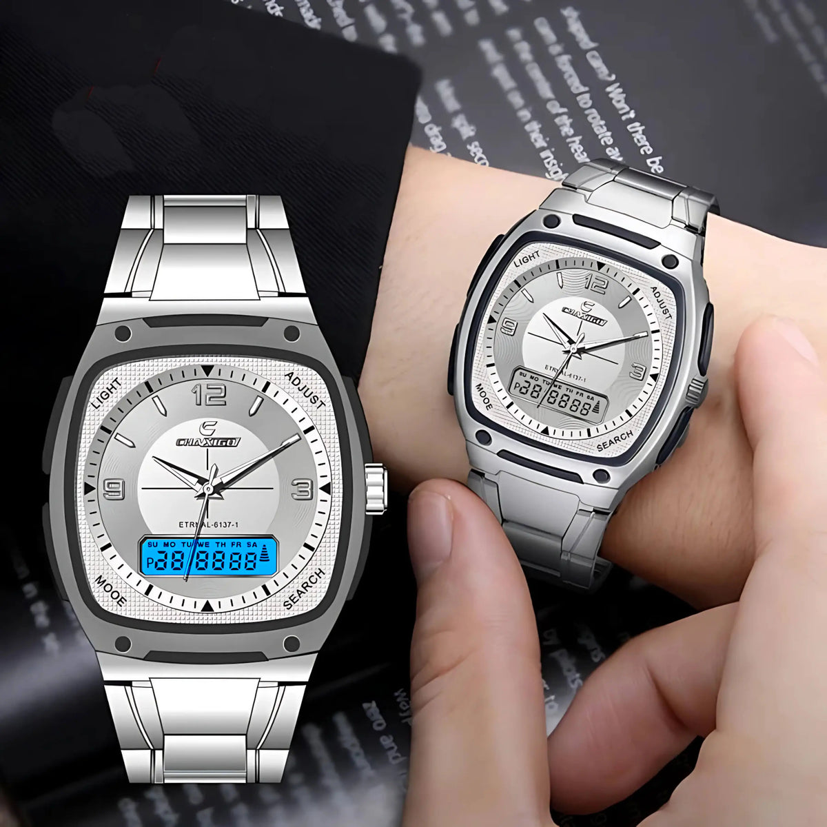 MONTRE CLASSIQUE DIGITAL ETANCHE  | SOYEZ DIFFÉRENT, MONTREZ VOTRE PERSONNALITÉ