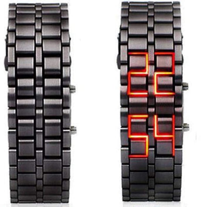 Montre numérique à LED