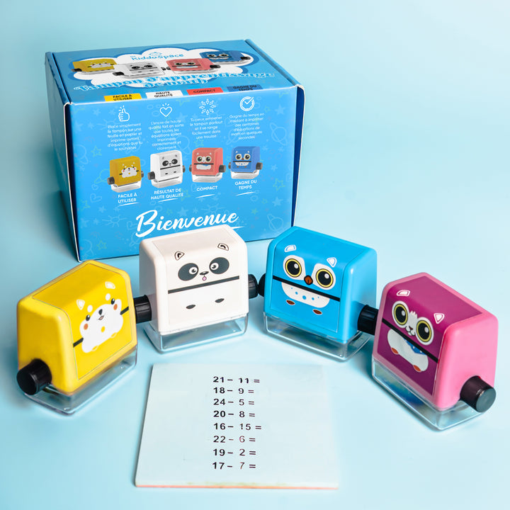 KiddoSpace™ Tampon roulant pour les mathématiques