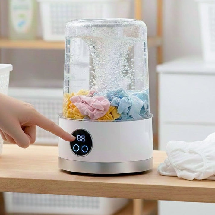 Mini Machine à Laver Intelligente Sans Fil Rechargeable