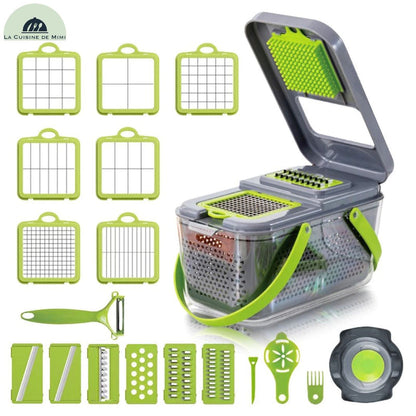COUPE-LÉGUMES MULTIFONCTIONS ⎮22 en 1 ⎮LEGUMES CUP