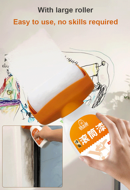 Rouleau de peinture blanc 2026: : Facile Appliquer Mur Rouleau Peinture Pour Couverture Uniforme