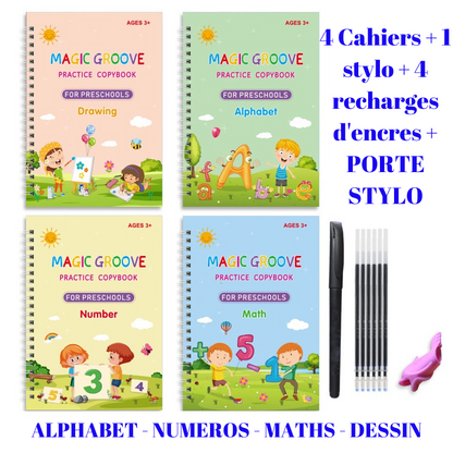 CAHIERS MAGIQUES  |  AIDEZ VOS ENFANTS A AMELIORER LEURS  ECRITURES EN 14 JOURS