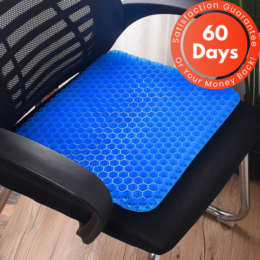Coussin de siège en gel ErgoEase™️ | Housse de Coussin OFFERTE