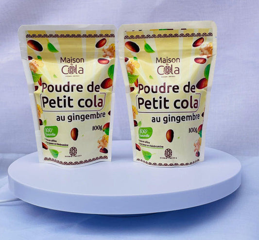 Poudre de Petit Cola au Gingimbre 100g : Asphrodisiac Naturelle 100% BIO