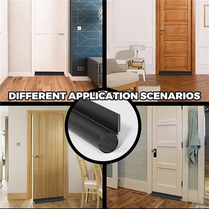 🚪02  Joint de Porte Bilatéral & Imperméable – Parfait pour la Saison des Pluies | Anti-Bruit, Anti-Poussière & Anti-Insectes