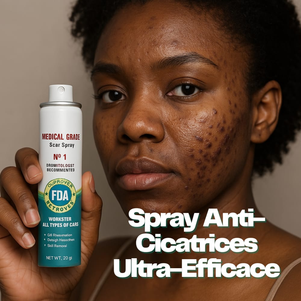 Spray Anti-Cicatrices Ultra-Efficace – Élimine Cicatrices, Vergetures & Marques en Quelques Jours !