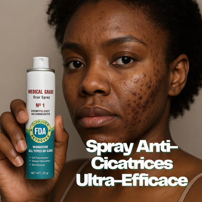 Spray Anti-Cicatrices Ultra-Efficace – Élimine Cicatrices, Vergetures & Marques en Quelques Jours !