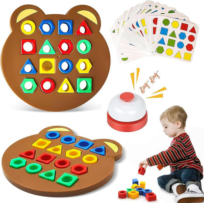 Jeu D'association Formes Géométriques et Couleurs ( DUO- ON PEUT JOUER À DEUX) BJ