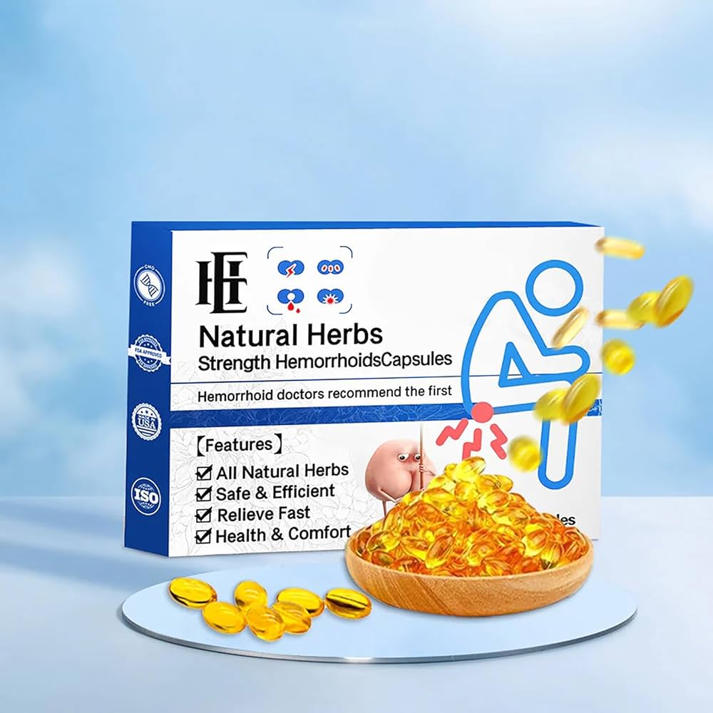 Capsules d'hémorroïdes naturelles à base de plantes
