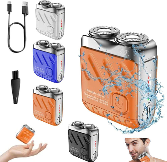 Rasoir Électrique™ Rotatif à Double Anneau Portable (Garantie 30 Jours )