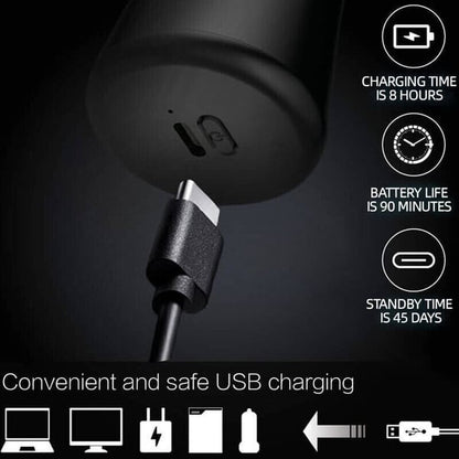 Rasoir électrique lavable de poche 🎁Promo Fêtes des pères