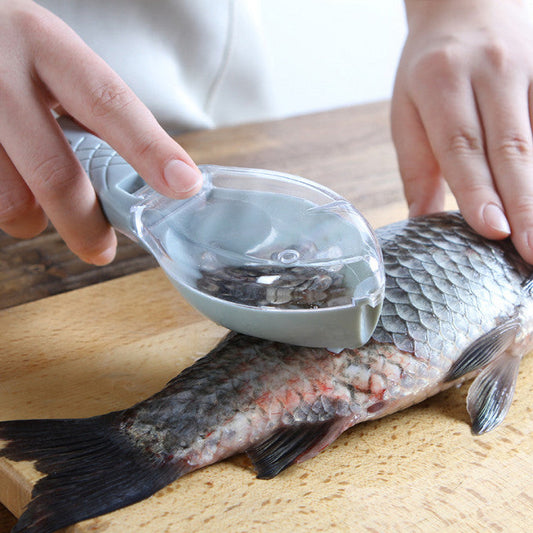 Écailleur à poisson avec réservoir (Vente Chaude)