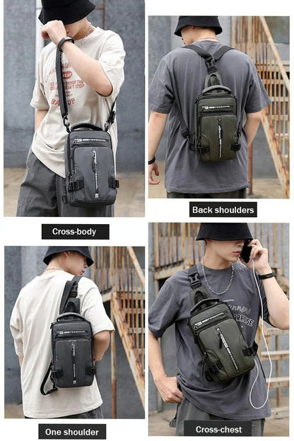 Sac bandoulière de voyage imperméable minimaliste PROFESSIONNAL