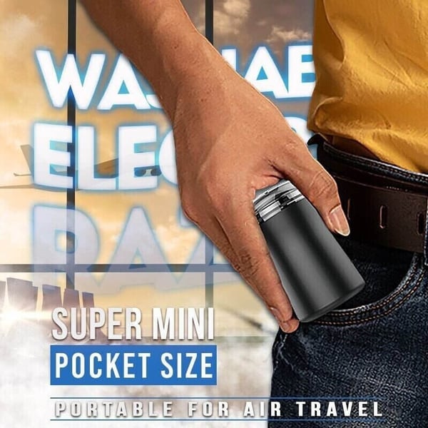 Rasoir électrique lavable de poche 🎁Promo Fêtes des pères
