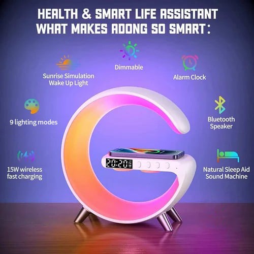 🎅Lampe Multicolore Haut-parleur Bluetooth multifonctionnel🔥