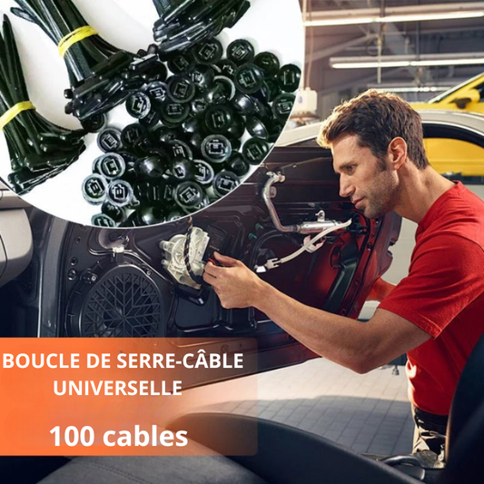 🚗 Réparation automobile instantanée - 🔧 Boucle de serrage universelle en nylon - Pour une fixation rapide et sécurisée des pièces de véhicule !