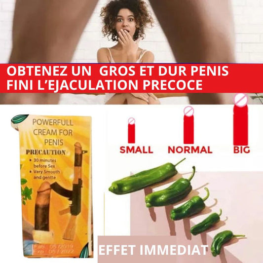 Crème BAZOOKA pour agrandir le 3ème pied de l'homme et durer au lit! 01 achetée = 01 offert