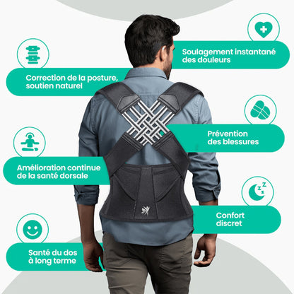 PosturePro™ | Corrige la posture et soulage les douleurs dorsales (100% satisfait ou remboursé)