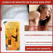 Crème BAZOOKA pour agrandir le 3ème pied de l'homme et durer au lit! 01 achetée = 01 offert