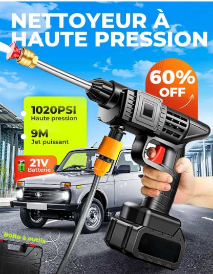 Nettoyeur haute pression à eau froide sans fil
