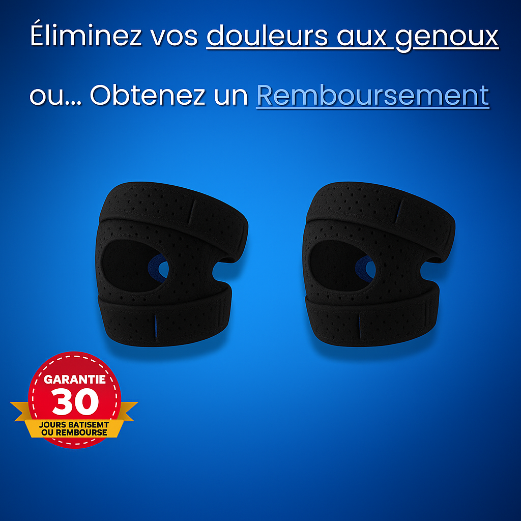 Genouillère Rotulienne NeuroGenoux — Réalignez l'Articulation du Genou Pendant vos Mouvements