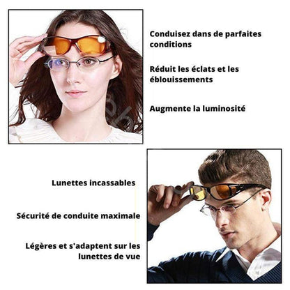 HighVision™ : Lunette Polarisée de Conduite Nocturne à Vision HD