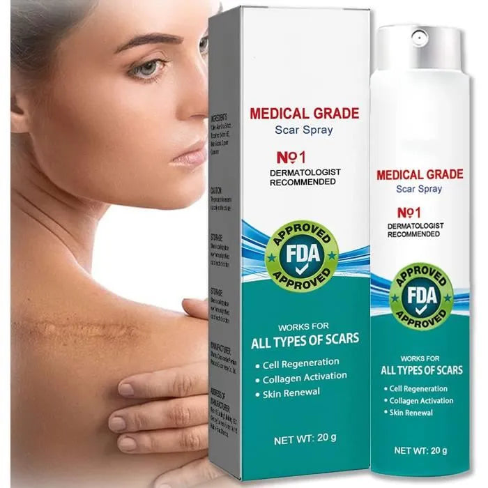 Spray Anti-Cicatrices Ultra-Efficace – Élimine Cicatrices, Vergetures & Marques en Quelques Jours !