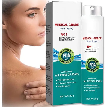 Spray Anti-Cicatrices Ultra-Efficace – Élimine Cicatrices, Vergetures & Marques en Quelques Jours !