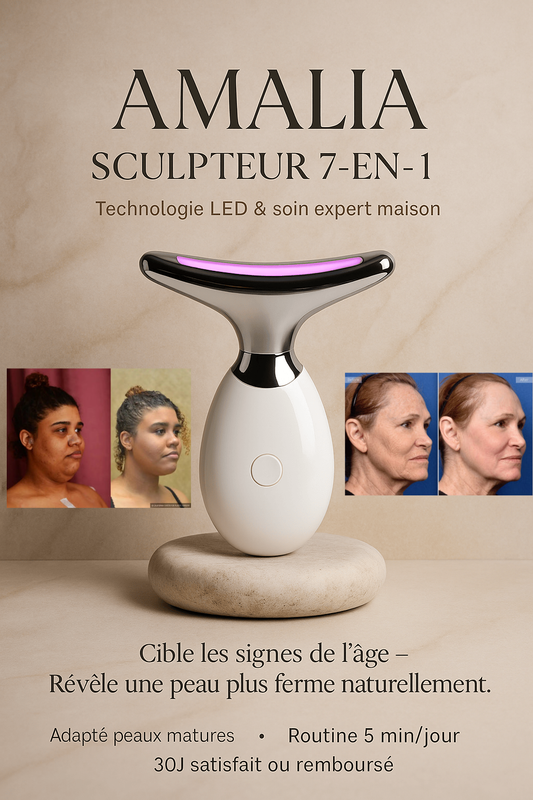 Sculpteur visage LED 7-en-1 Amalia